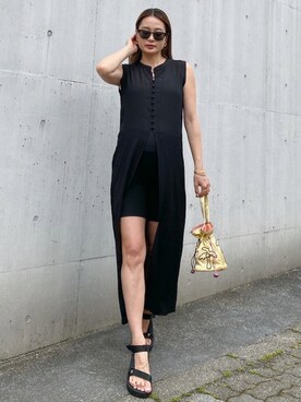 黒木 ナツミ🦋さん（レディース・162cm）の夏コーディネート