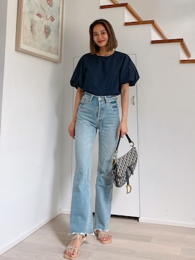 黒木 ナツミ🦋さん（レディース・162cm）の秋コーディネート