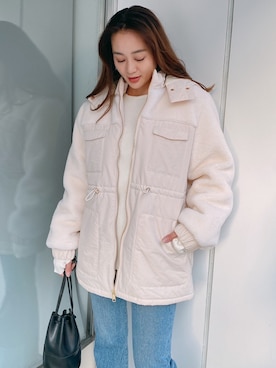 黒木 ナツミ🦋さん（レディース・162cm）の冬コーディネート