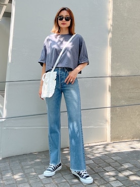 黒木 ナツミ🦋さん（レディース・162cm）の夏コーディネート