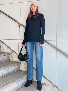 黒木 ナツミ🦋さん（レディース・162cm）の冬コーディネート