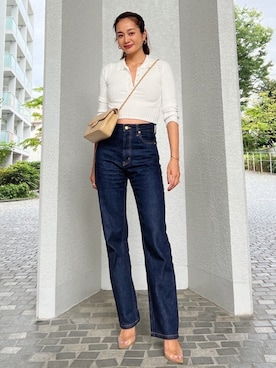 黒木 ナツミ🦋さん（レディース・162cm）の秋コーディネート