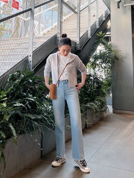 黒木 ナツミ🦋さん（レディース・162cm）の春コーディネート