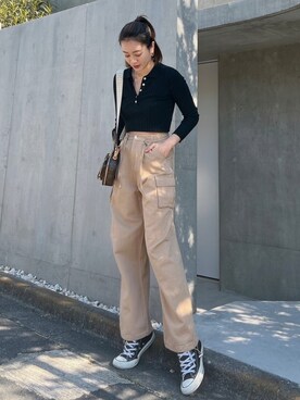 黒木 ナツミ🦋さん（レディース・162cm）の冬コーディネート