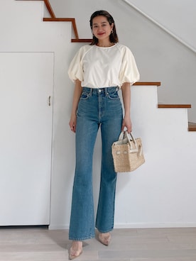 黒木 ナツミ🦋さん（レディース・162cm）の春コーディネート