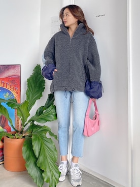 黒木 ナツミ🦋さん（レディース・162cm）の冬コーディネート