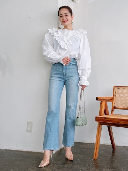 Vicente flare denim（デニムパンツ）｜Vicente（ヴィセンテ）の  