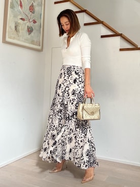 黒木 ナツミ🦋さん（レディース・162cm）の秋コーディネート