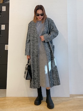 黒木 ナツミ🦋さん(レディース・162cm)の冬コーディネート