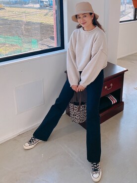 黒木 ナツミ🦋さん(レディース・162cm)の冬コーディネート