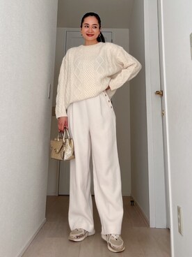 黒木 ナツミ🦋さん（レディース・162cm）の冬コーディネート