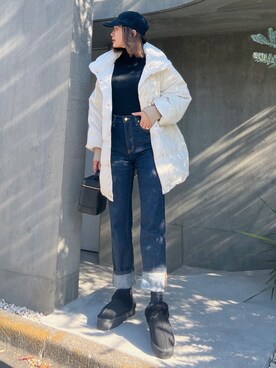 黒木 ナツミ🦋さん（レディース・162cm）の冬コーディネート