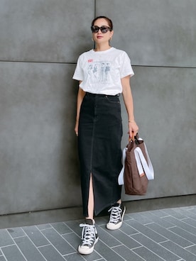 黒木 ナツミ🦋さん（レディース・162cm）の夏コーディネート