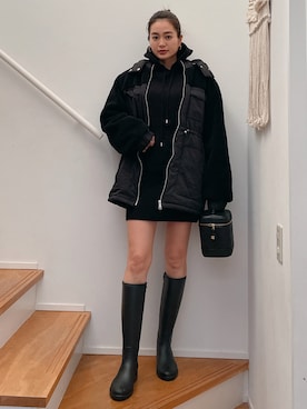 黒木 ナツミ🦋さん（レディース・162cm）の冬コーディネート