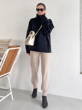 黒木 ナツミ🦋さん(レディース・162cm)の秋コーディネート