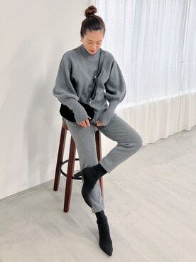 黒木 ナツミ🦋さん(レディース・162cm)の冬コーディネート