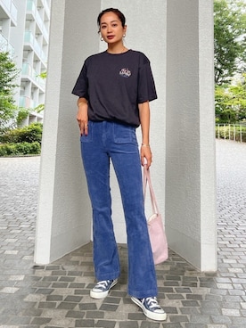 黒木 ナツミ🦋さん（レディース・162cm）の秋コーディネート