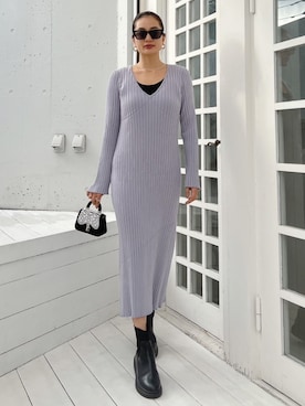 黒木 ナツミ🦋さん（レディース・162cm）の冬コーディネート