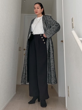 黒木 ナツミ🦋さん(レディース・162cm)の冬コーディネート