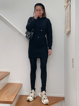 黒木 ナツミ🦋さん（レディース・162cm）の冬コーディネート