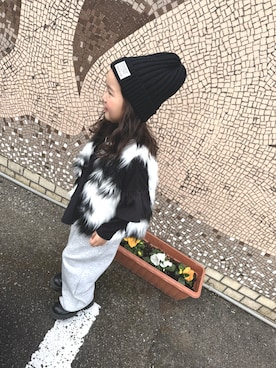 「SHEEN（シーン）のアイテム」を使った、まるまるさん（キッズ・110cm）の春コーディネート