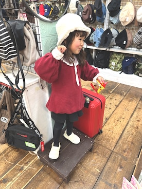 「西松屋（ニシマツヤ）のアイテム」を使った、まるまるさん（キッズ・110cm）の春コーディネート