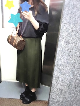 「LOUIS VUITTON（ルイヴィトン）のアイテム（ハンドバッグ、その他）」を使った、yuuuukaさん（レディース・169cm）の夏コーディネート