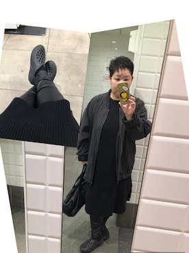 「GUCCI（グッチ）のアイテム」を使った、すーさんＤＸさん（レディース・160cm）の冬コーディネート