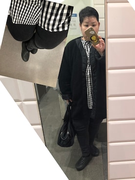 「アイテム（ノーカラージャケット）」を使った、すーさんＤＸさん（レディース・160cm）の冬コーディネート