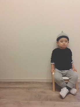 taaaoさん（キッズ・90cm）の冬コーディネート
