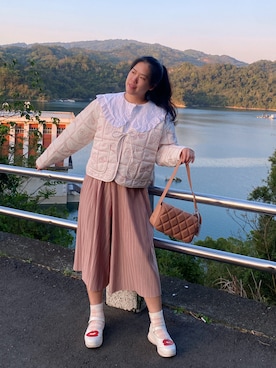 「アイテム（その他シューズ）」を使った、Yommi Chen🇹🇼さん（レディース・167cm）の秋コーディネート