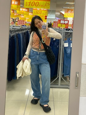 「アイテム（ノーカラージャケット）」を使った、Yommi Chen🇹🇼さん（レディース・167cm）の夏コーディネート