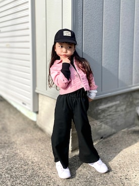 キャップを使った 4歳女の子 の人気ファッションコーディネート Wear