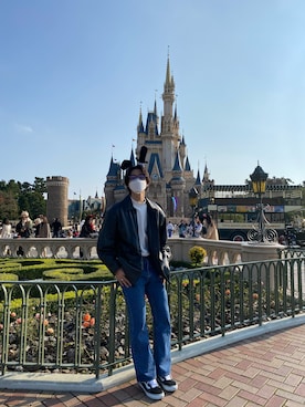 「COMME CA ISM（コムサイズム）のアイテム（その他アウター）」を使った、takutoさん（メンズ・180cm）の春コーディネート