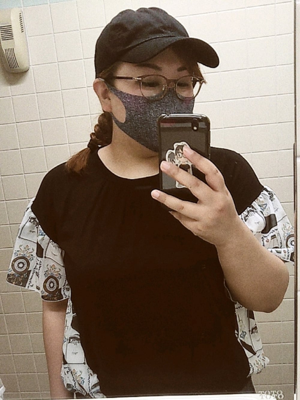 「忘れたのアイテム（Tシャツ/カットソー、ブラック系）」を使った、CHIKOさん（レディース・160cm）の夏コーディネートの1枚目の写真