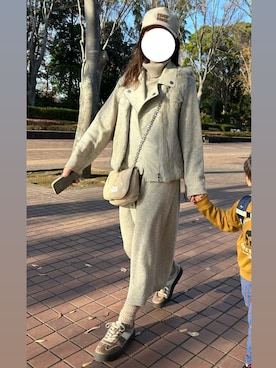 「miu miu（ミュウミュウ）のアイテム」を使った、yuryさん（レディース・154cm）の春コーディネート