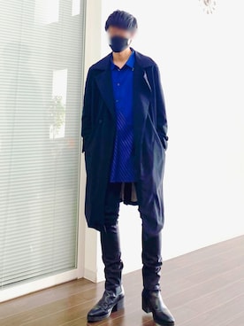 「ITTI（イッチ）のアイテム（その他アウター）」を使った、ヒロユキさん（メンズ・172cm）の秋コーディネート