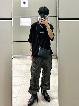「MinoriTY（マイノリティ）のアイテム（アクセサリー）」を使った、ヒロユキさん（メンズ・172cm）の秋コーディネート