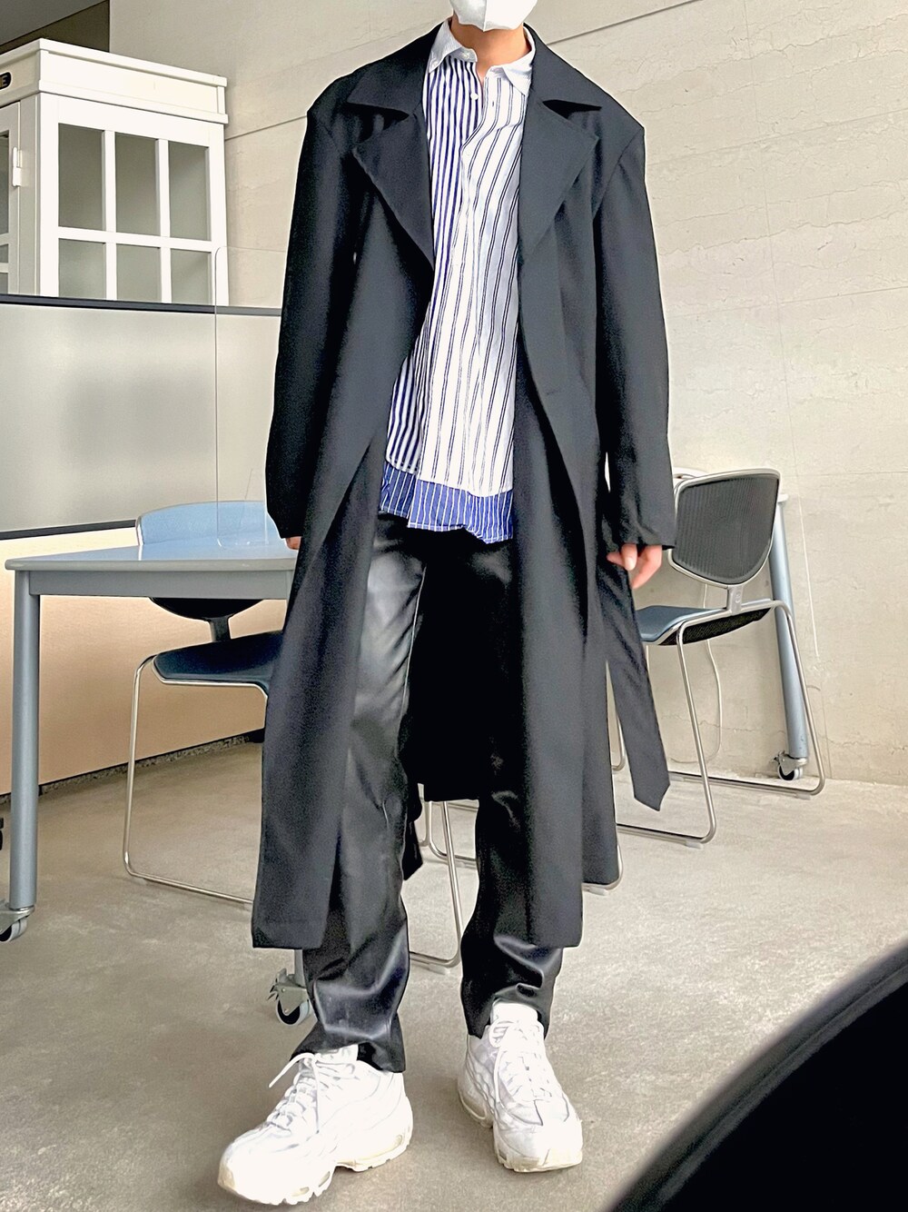 SHAREEF（シャリーフ）の「STUDIOUS別注 FAKE LEATHER STRAIGHT