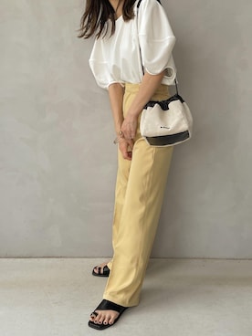 「GRL（グレイル）のアイテム（リング）」を使った、maamin♡さん（レディース・156cm）の夏コーディネート