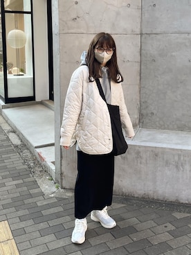 「URBAN RESEARCH Sonny Label（アーバンリサーチサニーレーベル）のアイテム（ジャケット/アウター）」を使った、maamin♡さん（レディース・156cm）の冬コーディネート