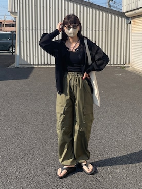 「for/c（フォーシー）のアイテム（トップス）」を使った、maamin♡さん（レディース・156cm）の春コーディネート