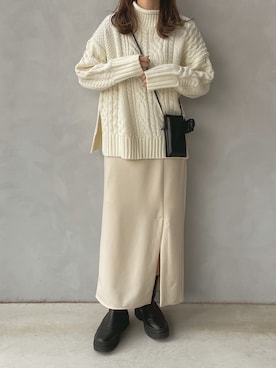 「Fizz（フィズ）のアイテム」を使った、maamin♡さん（レディース・156cm）の秋コーディネート