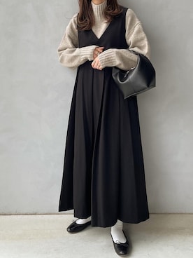 「LE MORE（リモア）のアイテム」を使った、maamin♡さん（レディース・156cm）の秋コーディネート