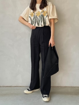 「JOSEPH STUDIO（ジョゼフストゥディオ）のアイテム」を使った、maamin♡さん（レディース・156cm）の春コーディネート