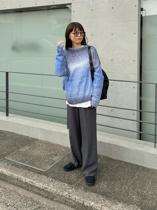 JUN & ROPE 売ら グラデーションドットセーター