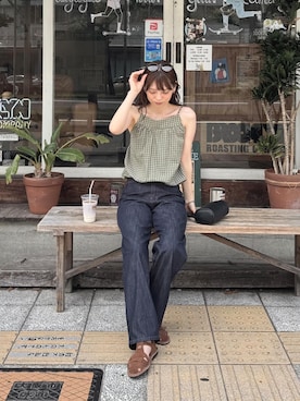 「着回しコーデ」｜maamin♡さん（レディース・156cm）の夏コーディネート