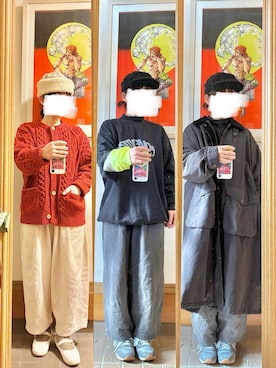 「アイテム（モッズコート）」を使った、まっきさん（レディース・150cm）の冬コーディネート