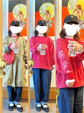 「studio CLIP（スタディオクリップ）のアイテム」を使った、まっきさん（レディース・150cm）の冬コーディネート