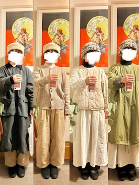 「Samansa Mos2（サマンサ モスモス）のアイテム（ジャケット/アウター）」を使った、まっきさん（レディース・150cm）の冬コーディネート